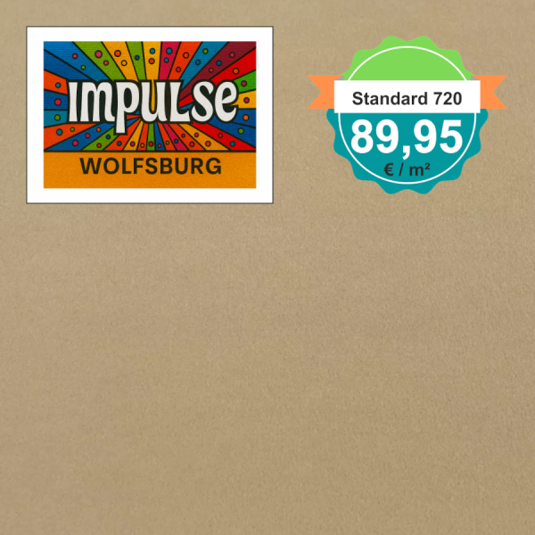 Girloon Standard Webware 2 m Farbe braun – Draufsicht mit Sonderpreis 89,95 €